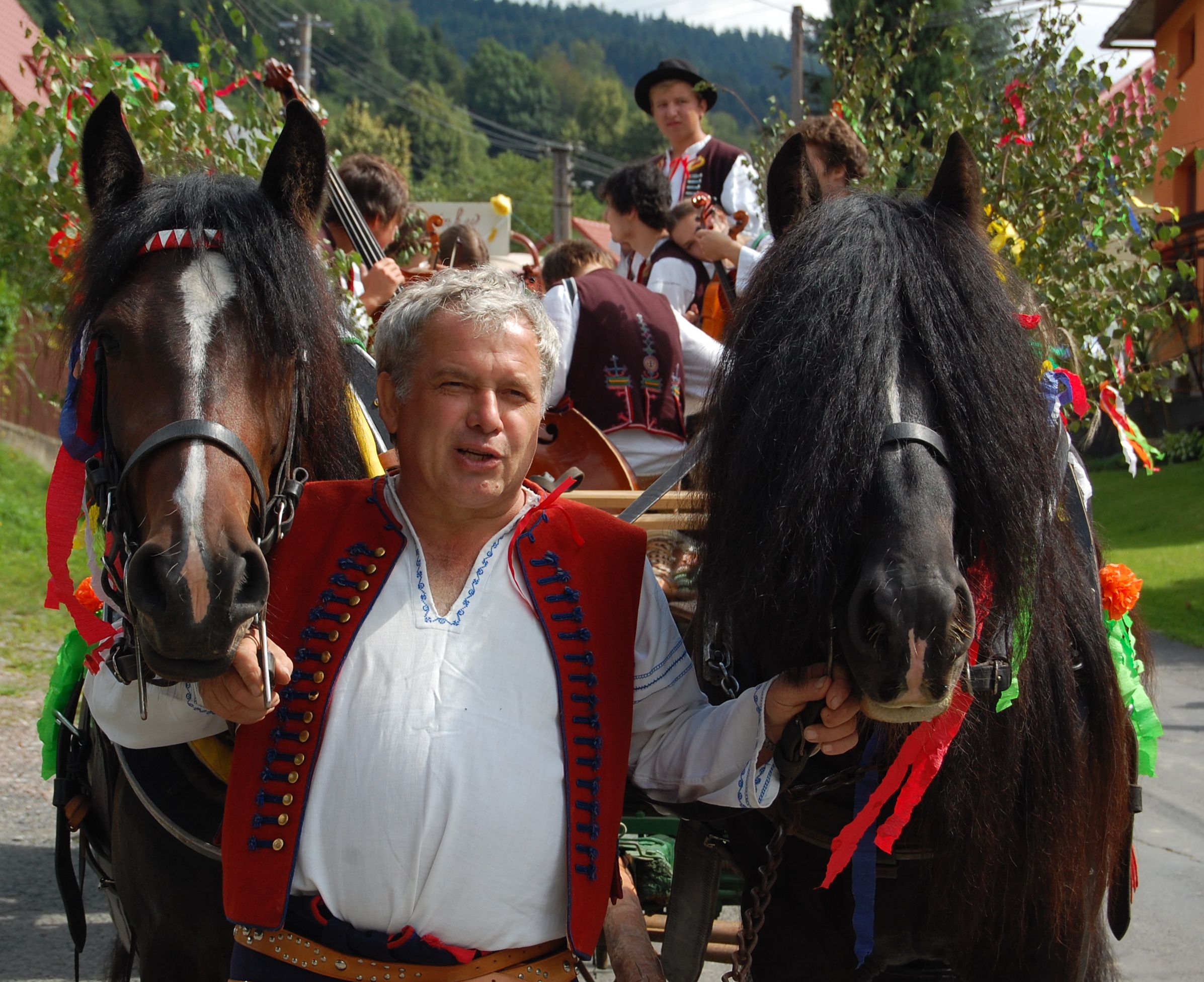 dožínky Študlov 2014